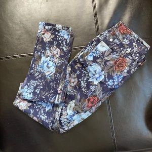 Floral jeans by 7 for All Mankind